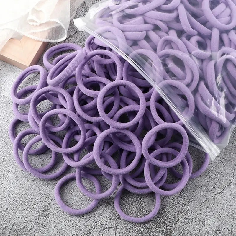 Elegance Bands 4cm Solid Color Hair Rope