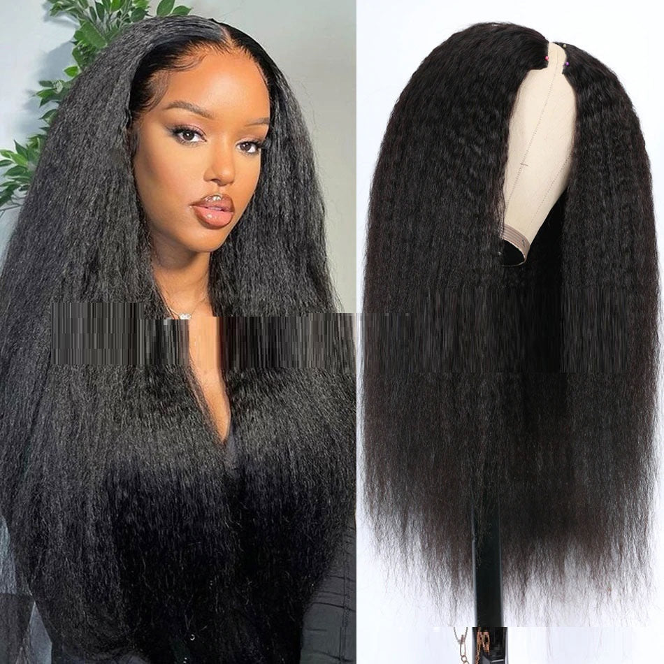 SilkFlow Yaki Straight Human Hair Wig