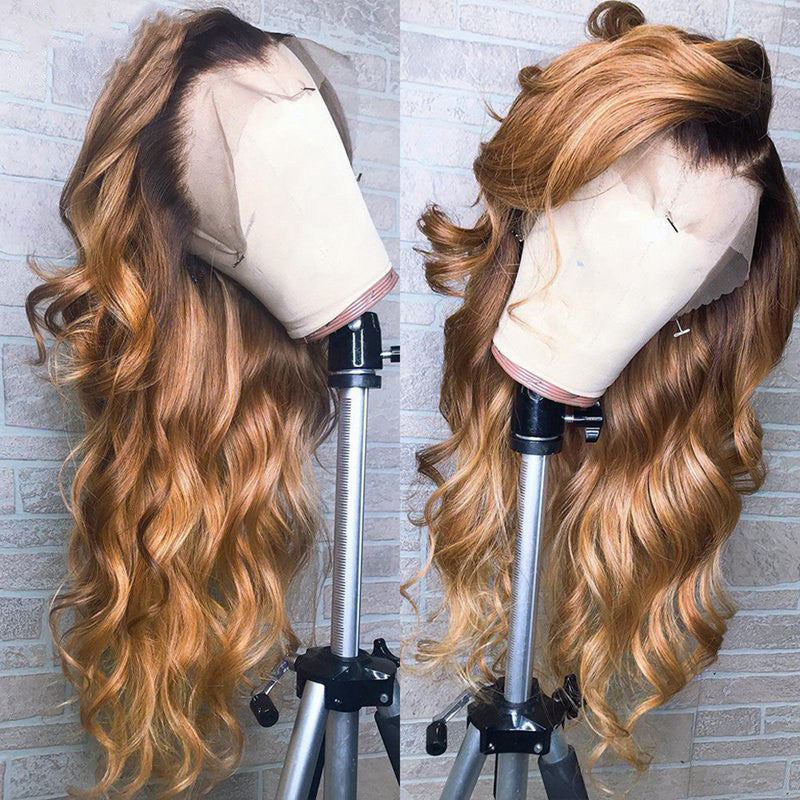 Vivid Tress Ombre Lace Front Human Hair Wigs