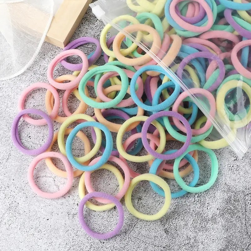 Elegance Bands 4cm Solid Color Hair Rope