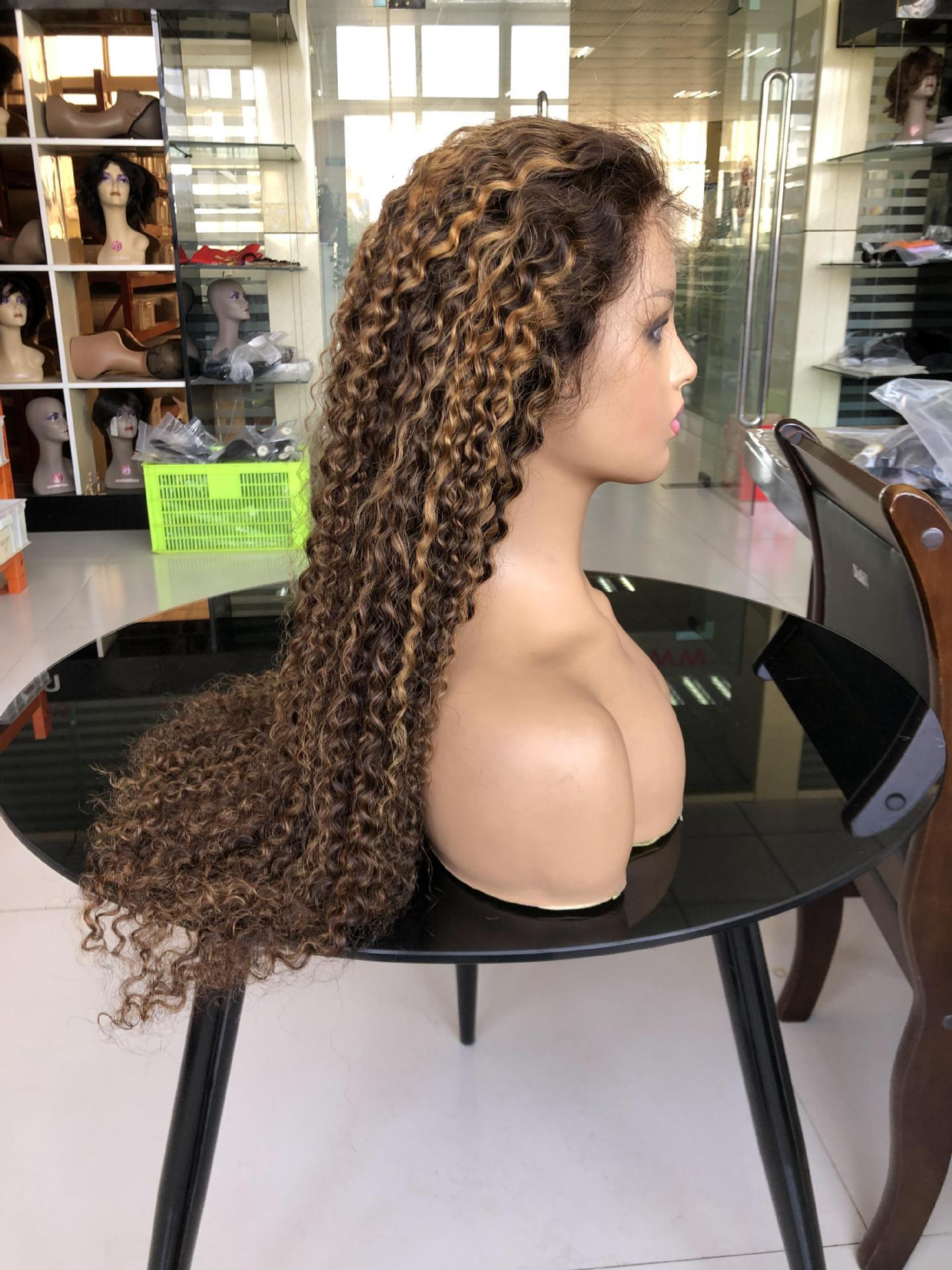 Harmonize Inter-Color Curly Lace Wig