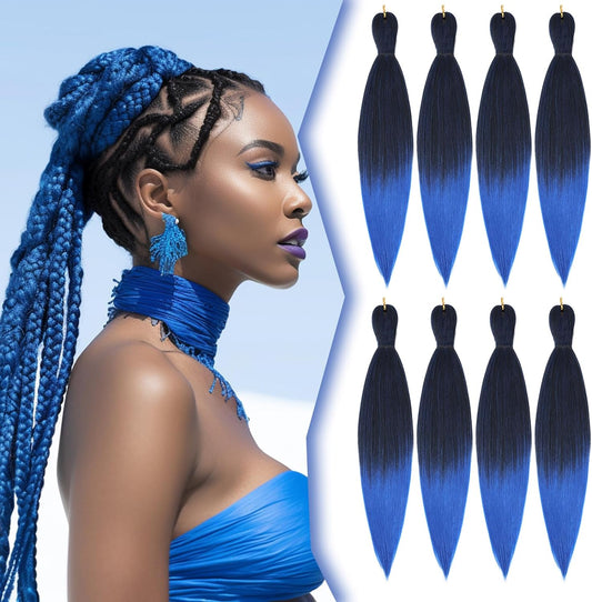 Ethereal Ease: Pre-Stretched Yaki Straight Braiding Hair Extensions