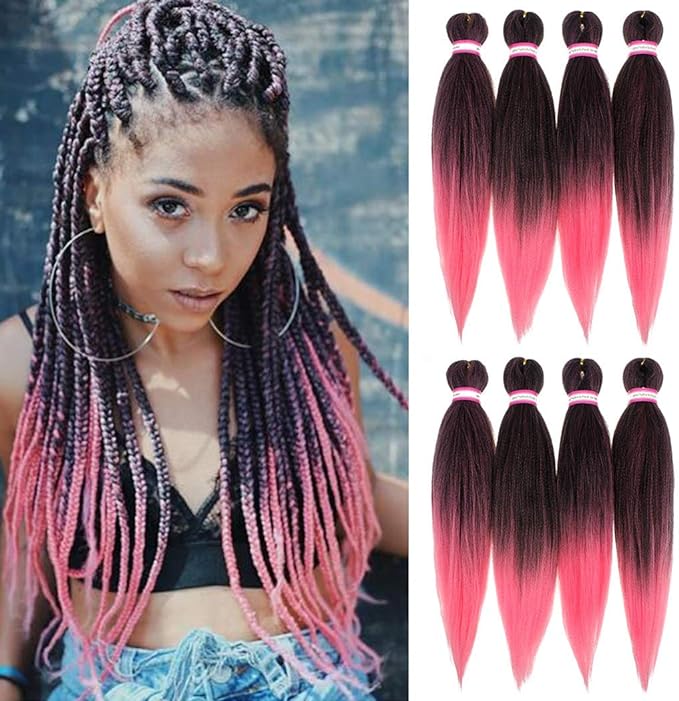 Ethereal Ease: Pre-Stretched Yaki Straight Braiding Hair Extensions