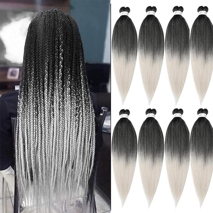 Ethereal Ease: Pre-Stretched Yaki Straight Braiding Hair Extensions