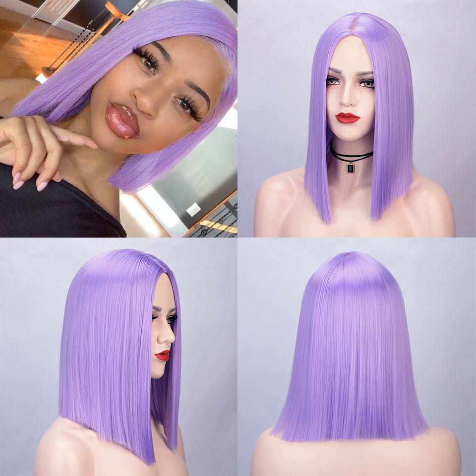 Lavender Dreams Synthetic Fiber Wig