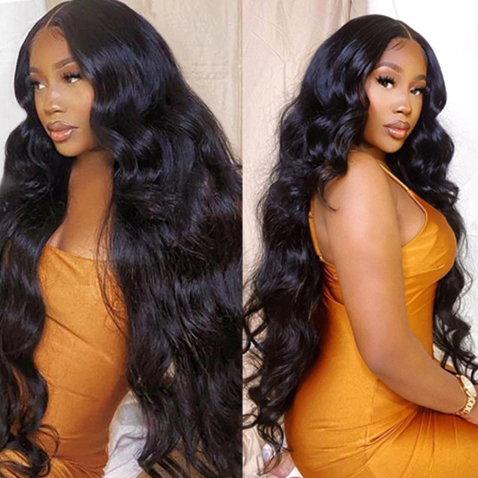 AuraWave 13x4 Body Wave Lace Front Wig - Natural-Looking Beauty