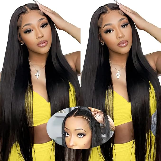 LuxeLock Frontline Straight Crown Wig - Elevate Your Crown with LuxeLock