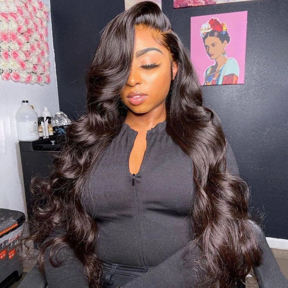 AuraWave 13x4 Body Wave Lace Front Wig - Natural-Looking Beauty