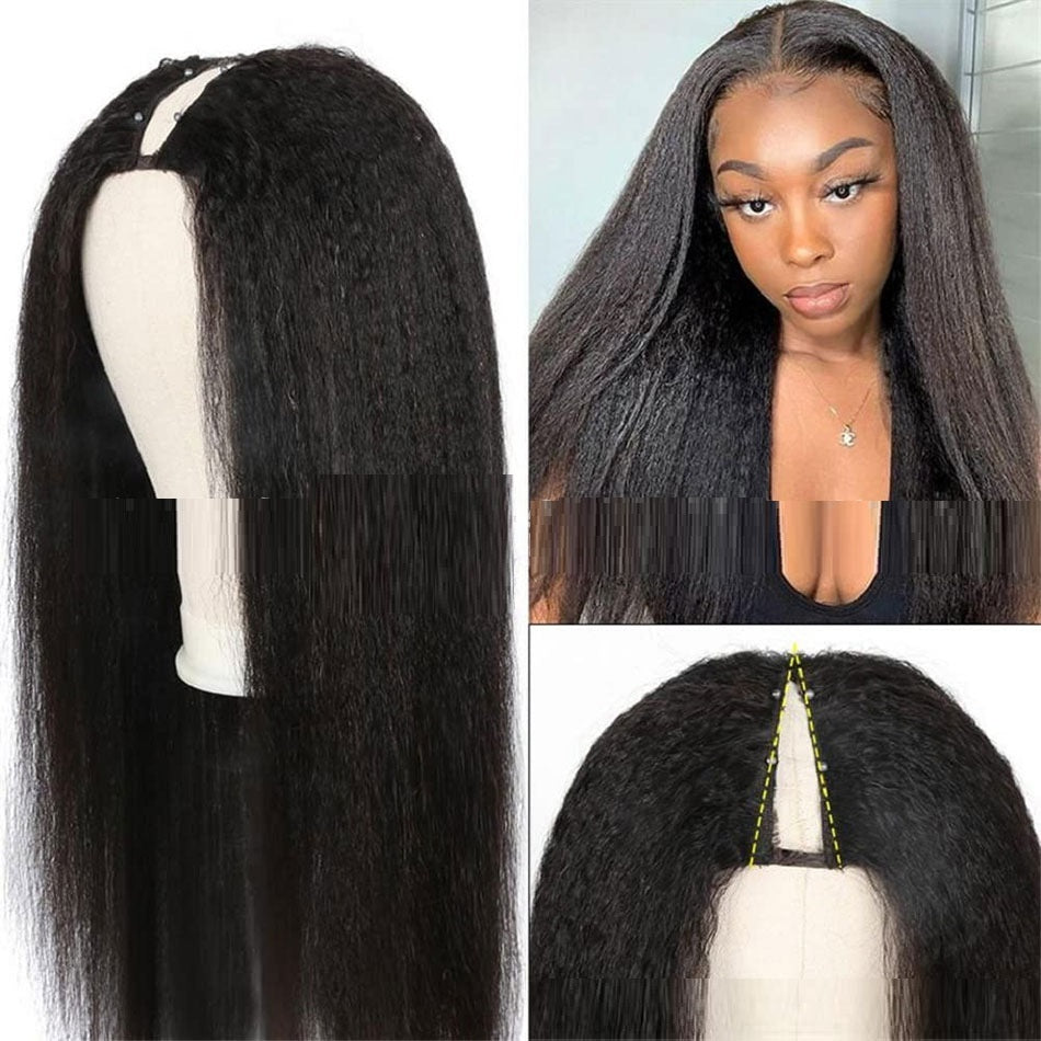 SilkFlow Yaki Straight Human Hair Wig