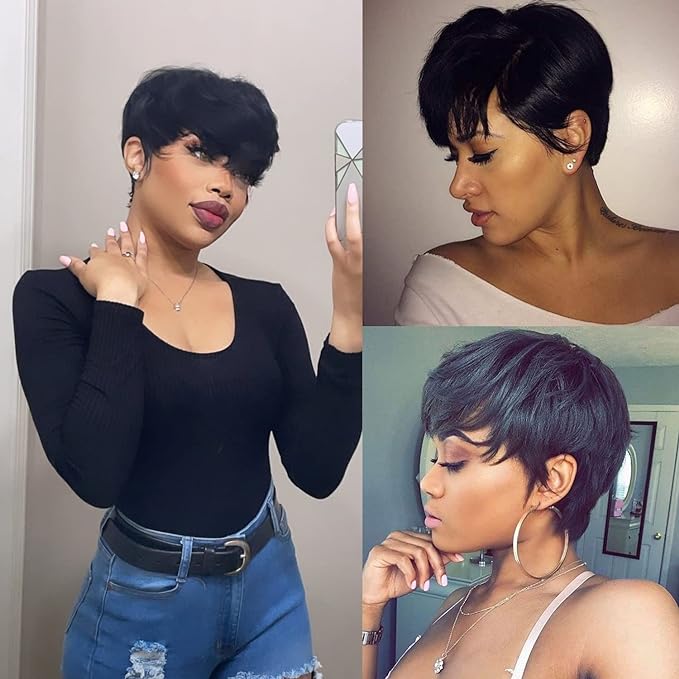 Elegance in Lace: Short Human Hair Wig