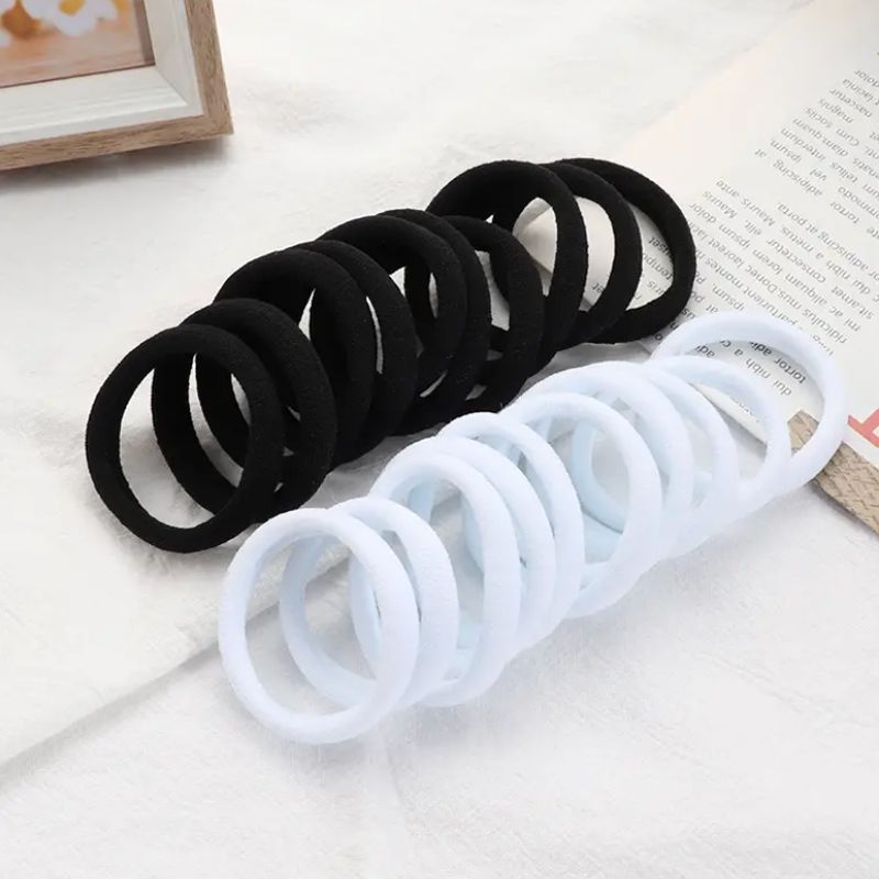 Elegance Bands 4cm Solid Color Hair Rope