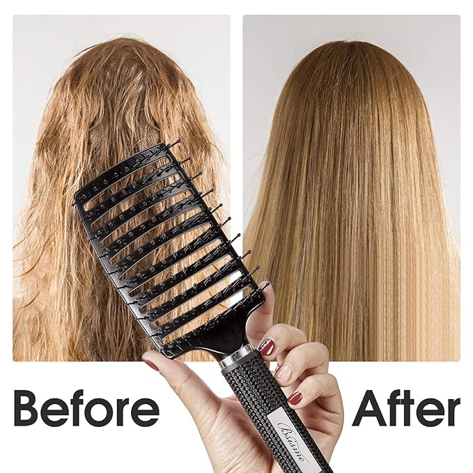 Curve Vents Boar Bristle Hair Brush