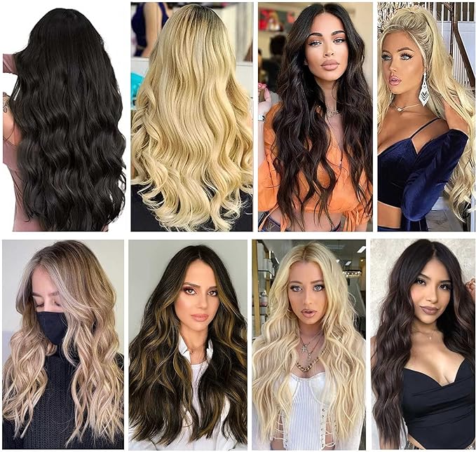 Seamless Natural Color Hair Extensions