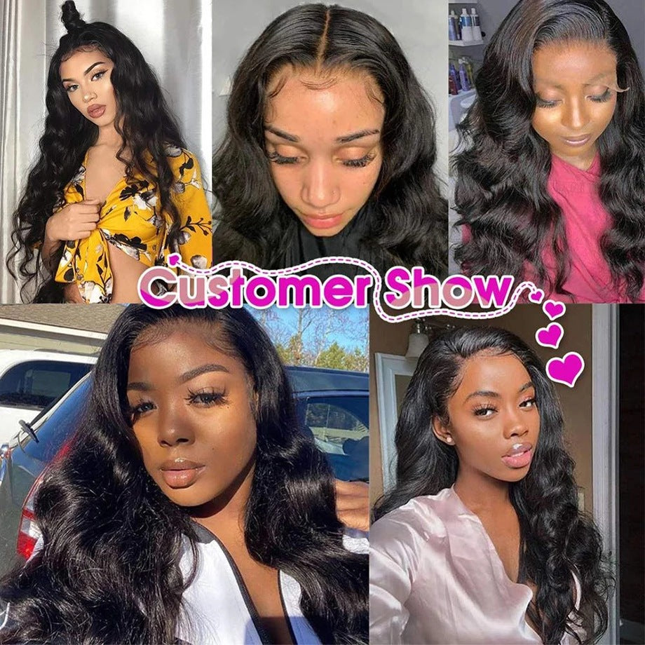 LuxeLace Noir: Premium Chemical Fiber Front Lace Wig - Embrace Luxurious Elegance