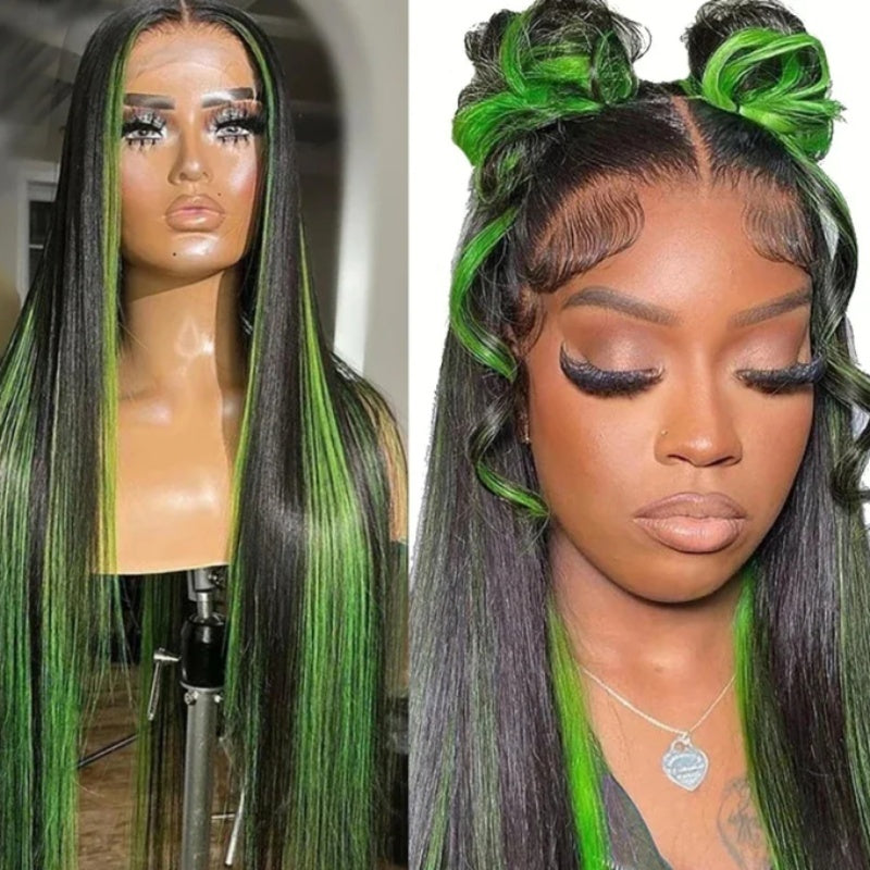 Verdant Elegance Lace Front Wig