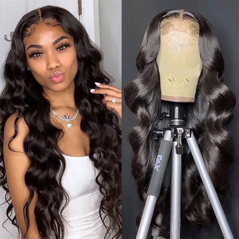 AuraWave 13x4 Body Wave Lace Front Wig - Natural-Looking Beauty