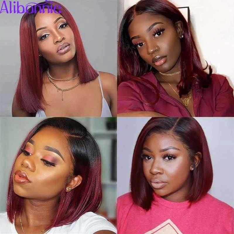 ChicBob Supreme: The Short Straight 1B-99J Colored Human Hair Wig