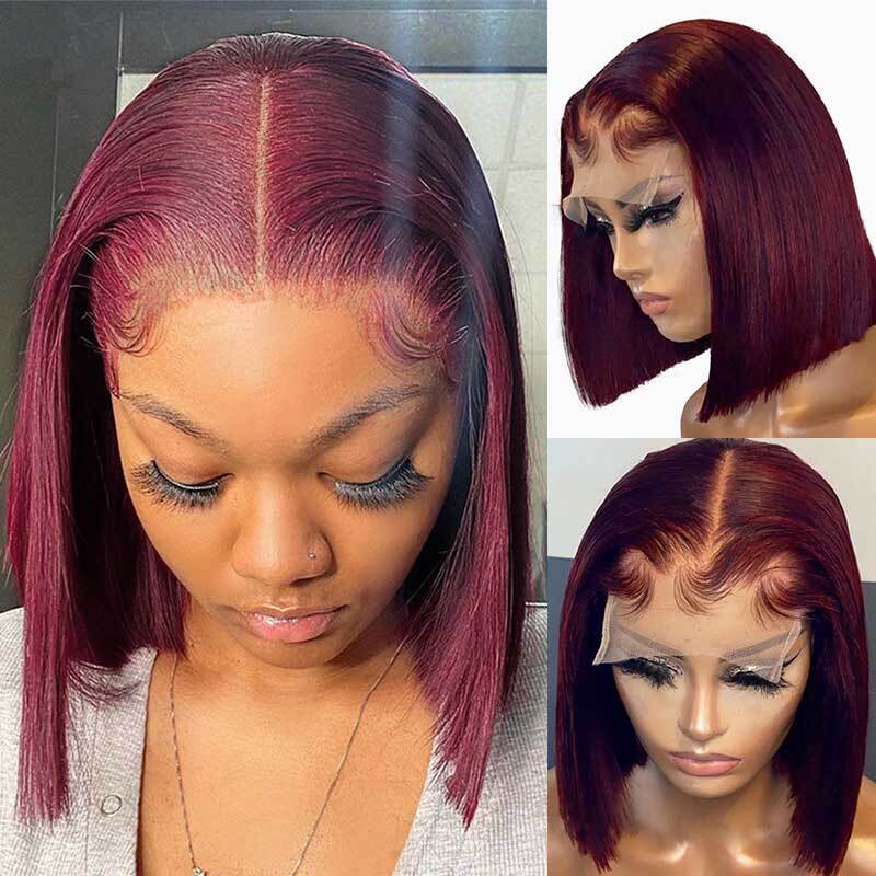 ChicBob Supreme: The Short Straight 1B-99J Colored Human Hair Wig