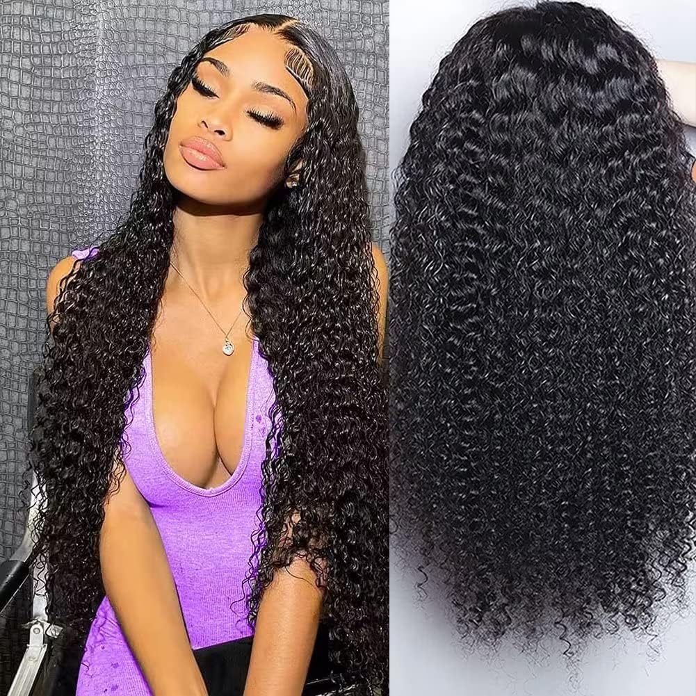 Brazilian Curl Couture: The Kinky Curly Lace Front Human Hair Wig