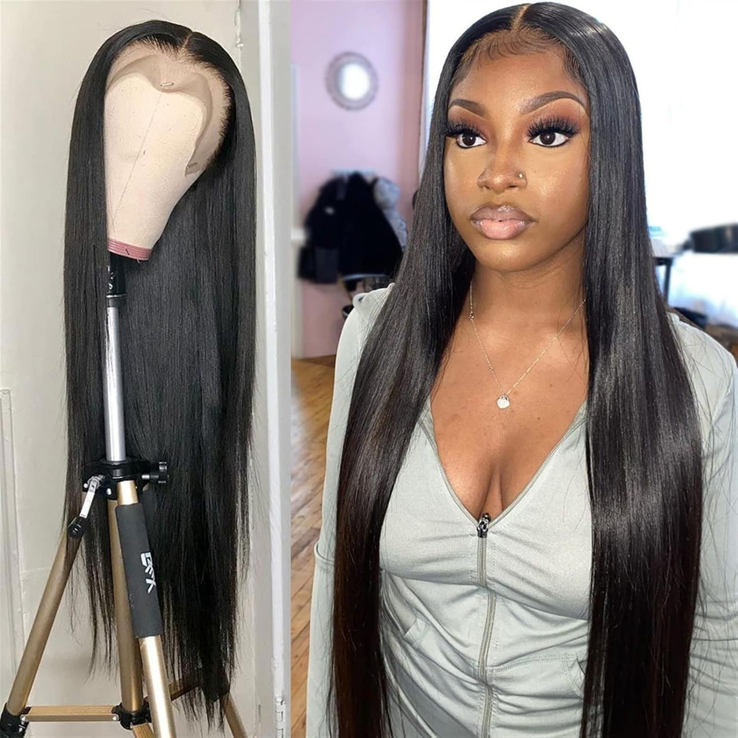 SilkVeil Luxe: The Ultimate Full Lace Head Cover with Real Hair