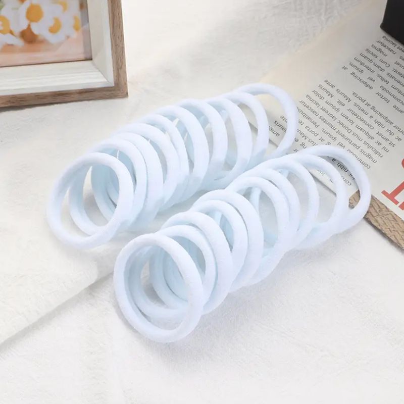 Elegance Bands 4cm Solid Color Hair Rope