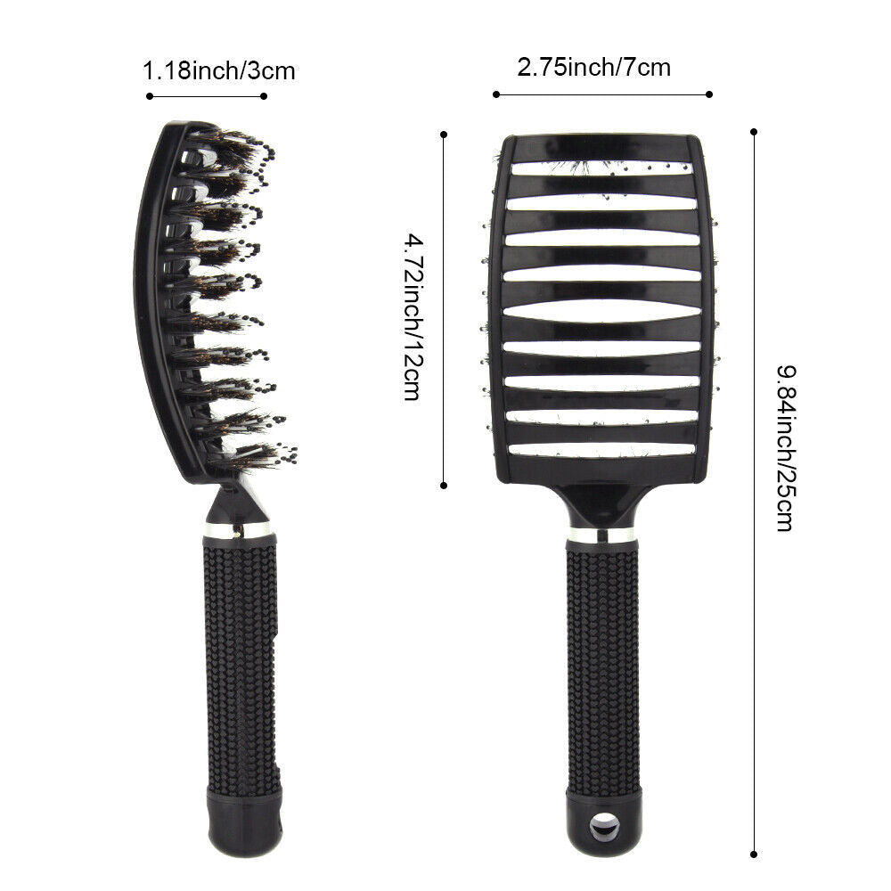 Curve Vents Boar Bristle Hair Brush