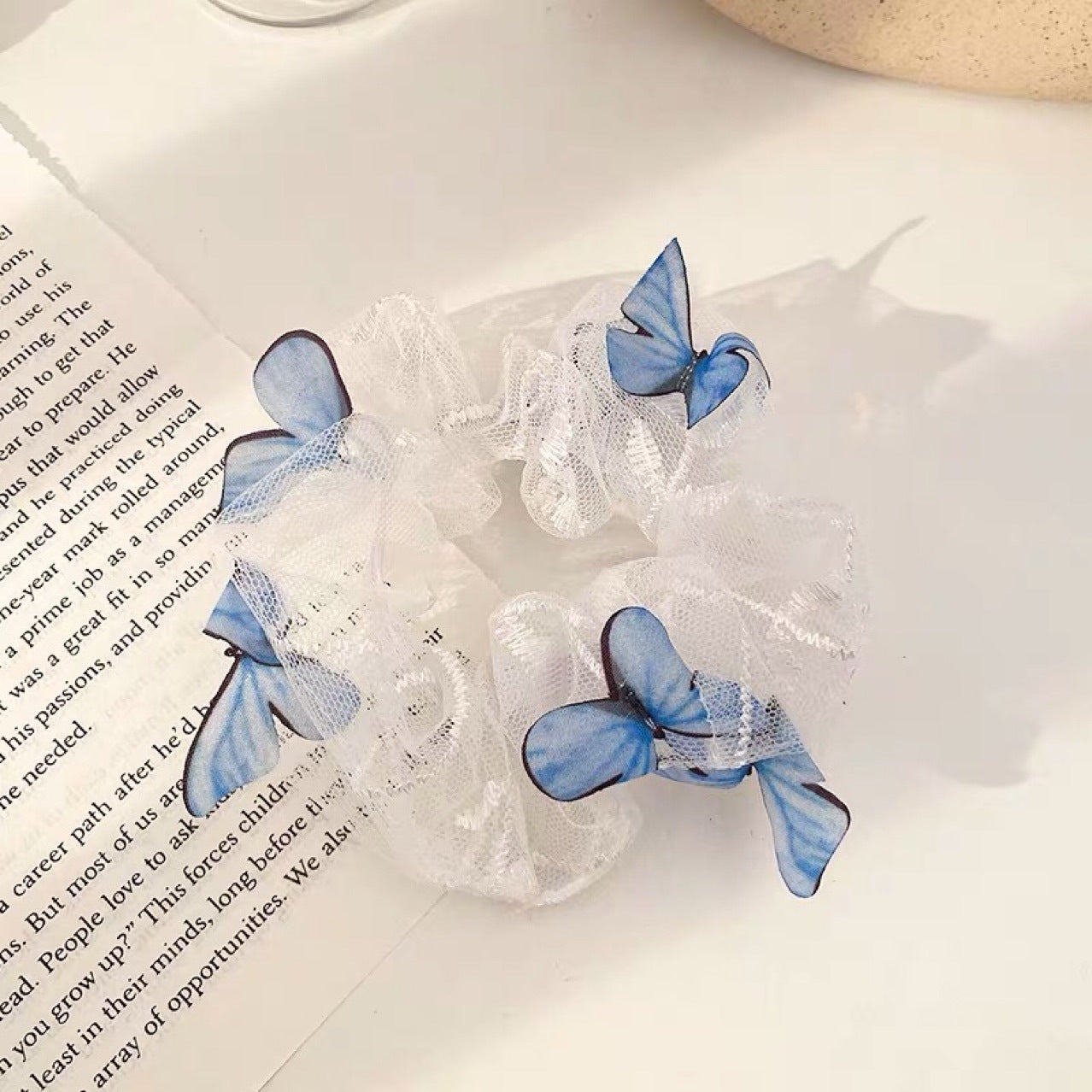 Butterfly Mesh Hair Ring