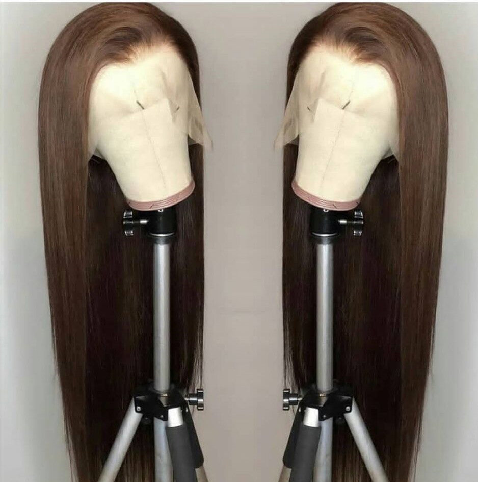 Chestnut Elegance Long Straight Wig Headgear