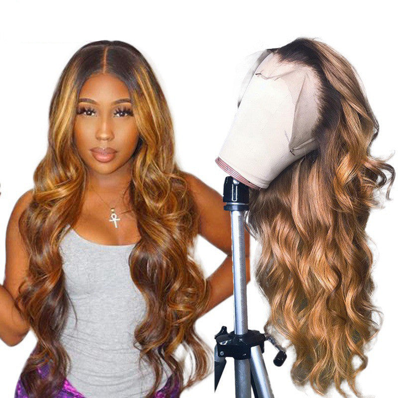 Vivid Tress Ombre Lace Front Human Hair Wigs