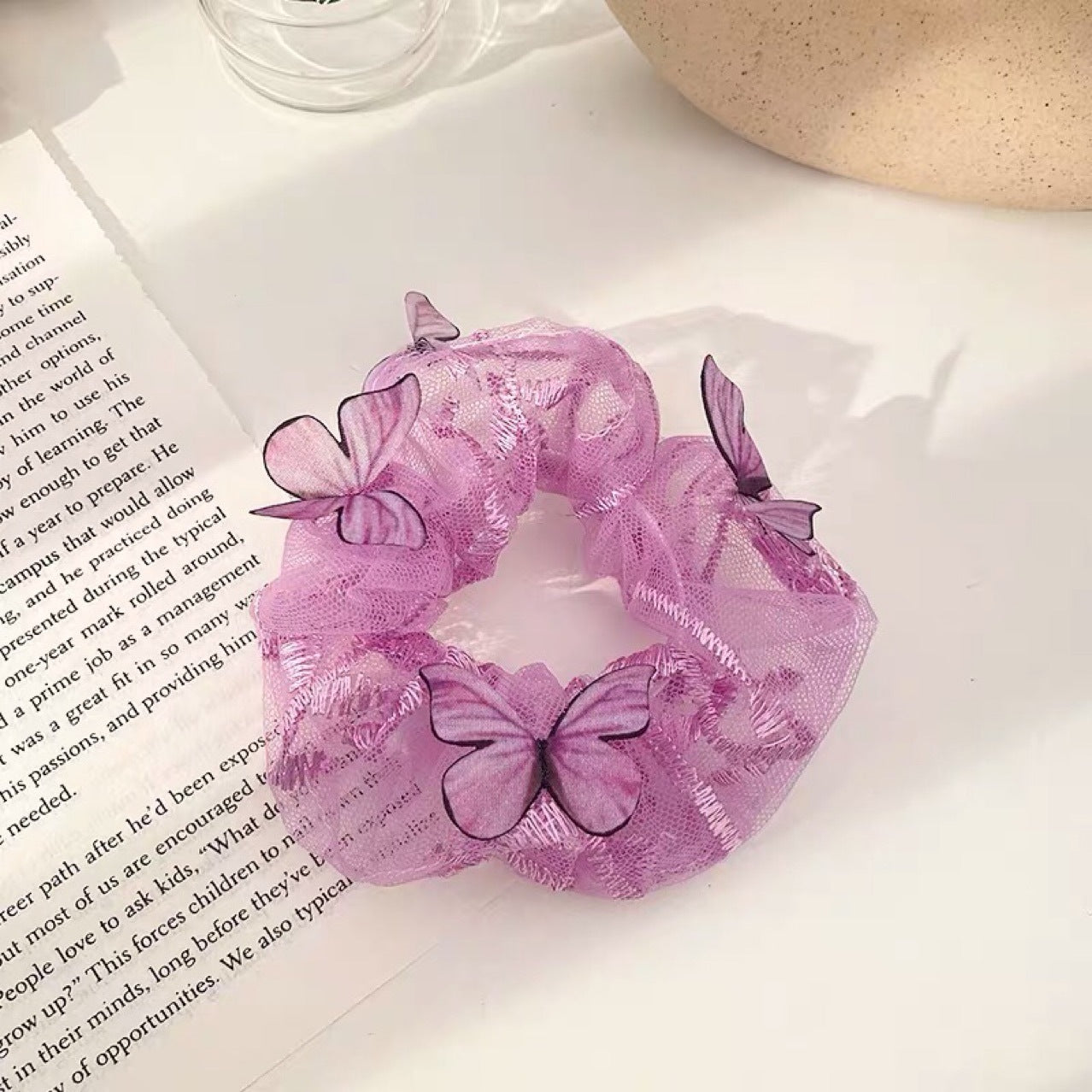 Butterfly Mesh Hair Ring