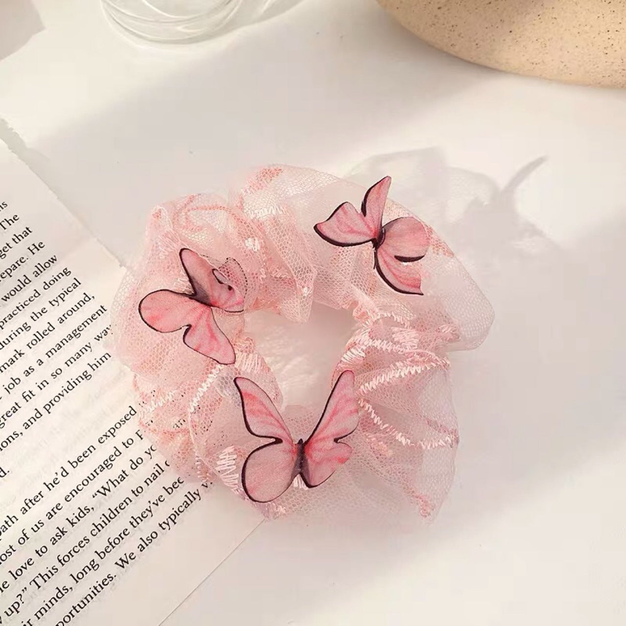 Butterfly Mesh Hair Ring