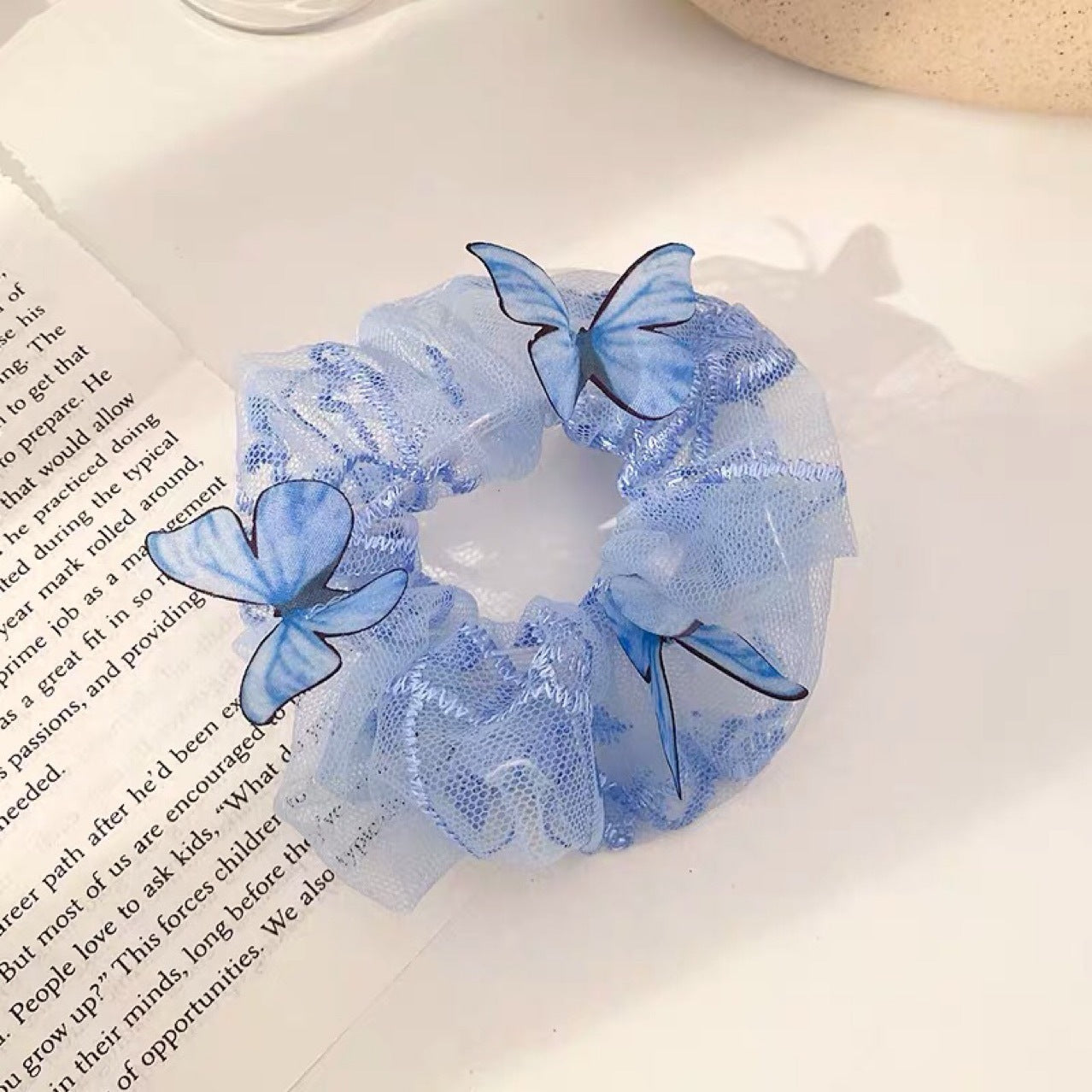 Butterfly Mesh Hair Ring