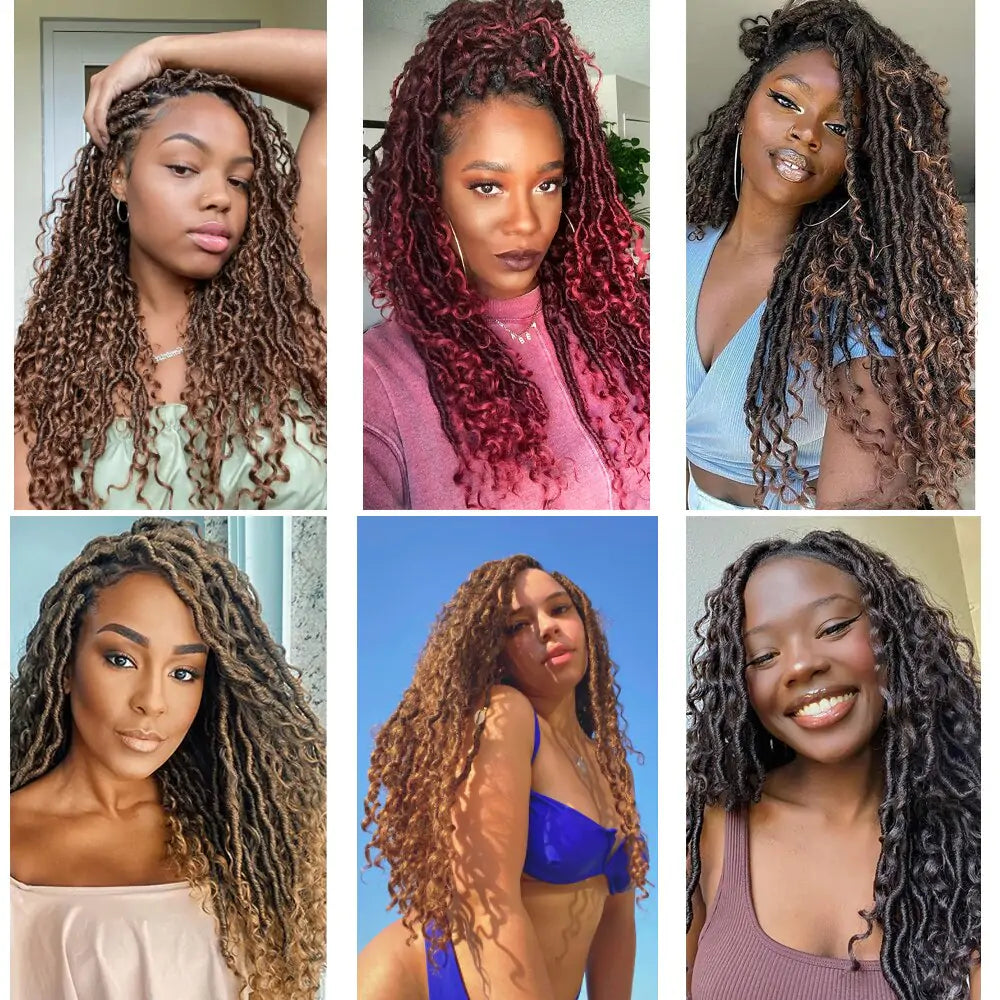 Ethereal Elegance: Goddess Braids Hair Extensions