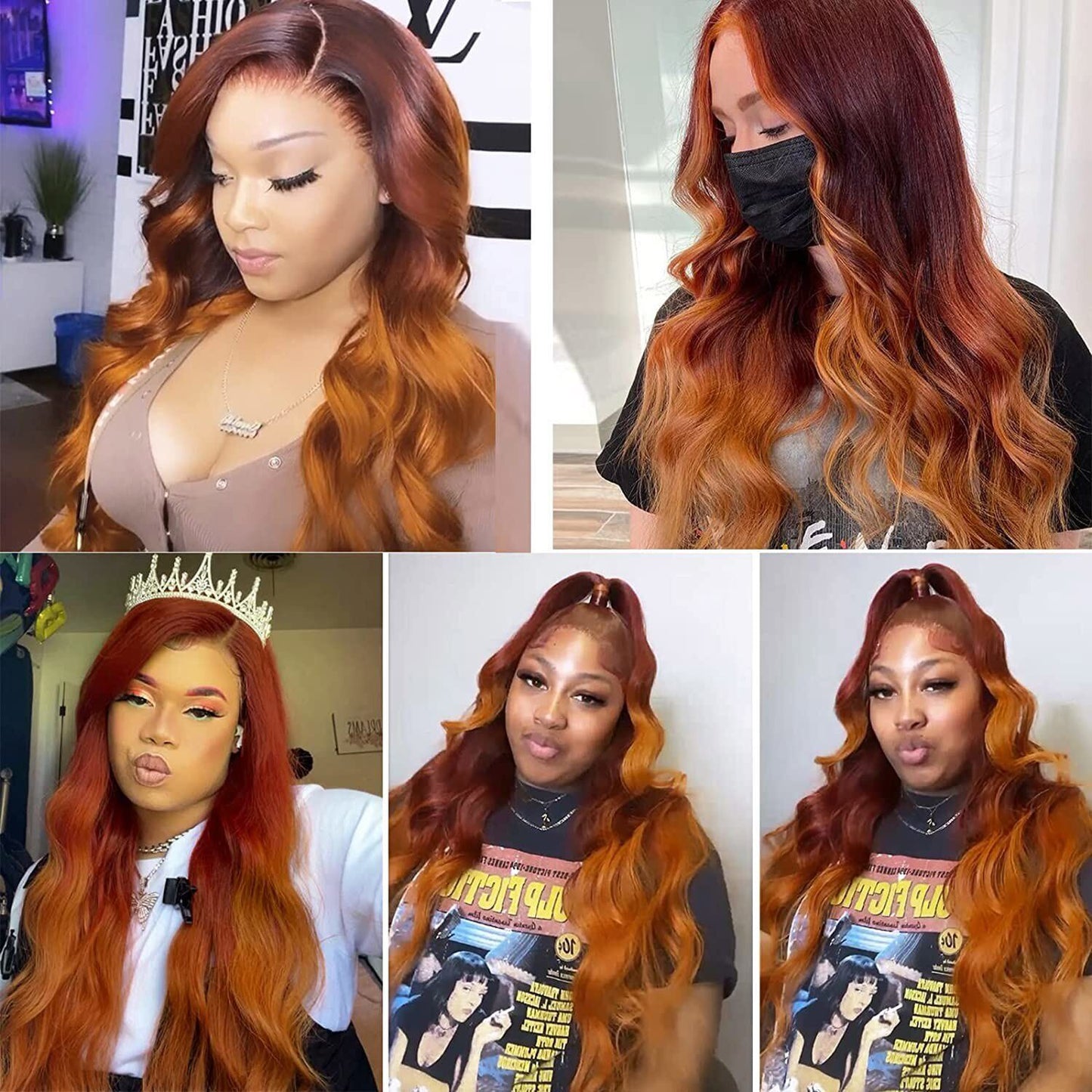 Tran Silk Real Hair Lace Front Wig